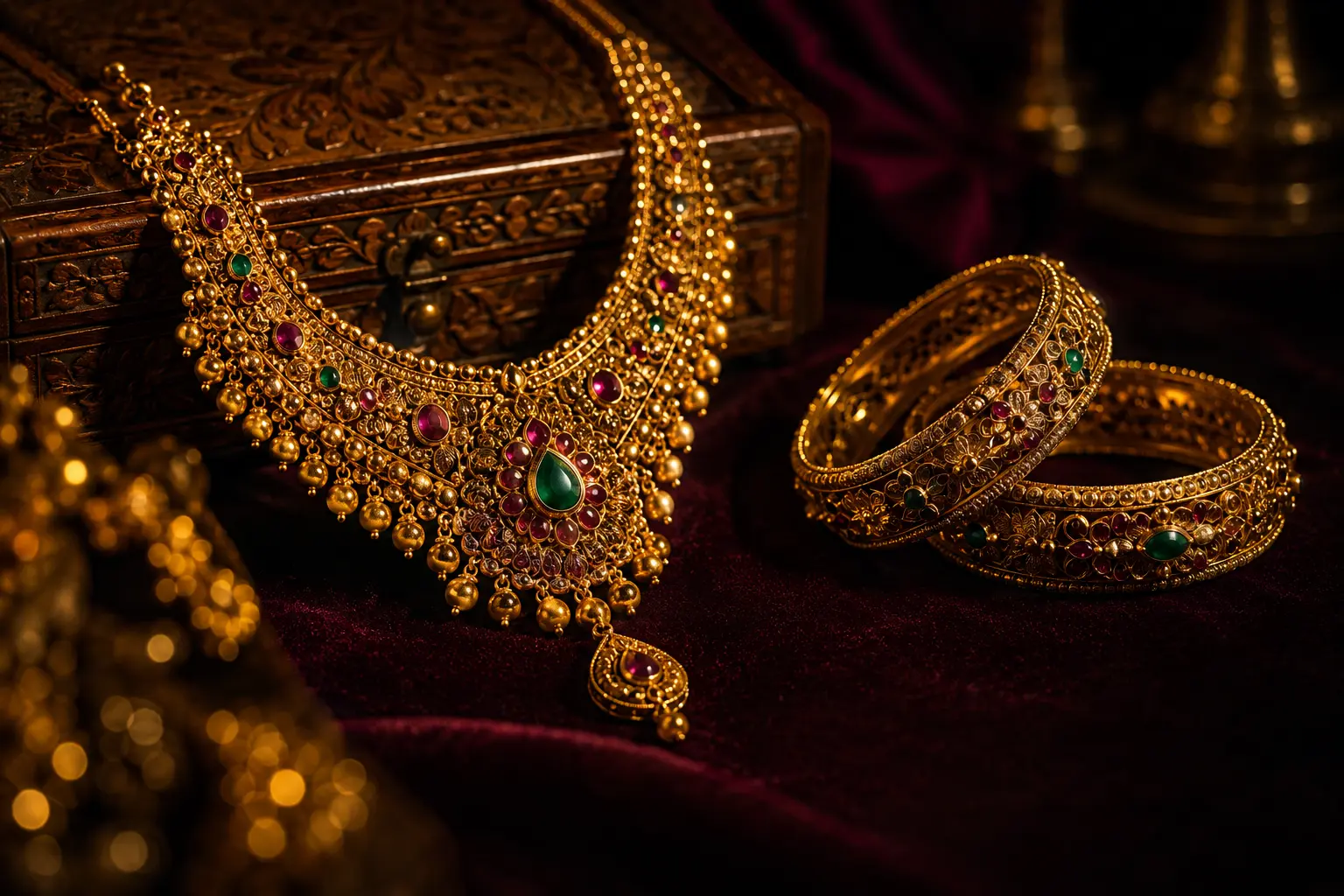 Jewellery video ads for Ahmedabad and Gujarat brands — AI reels for CG Road and Manek Chowk jewellers
